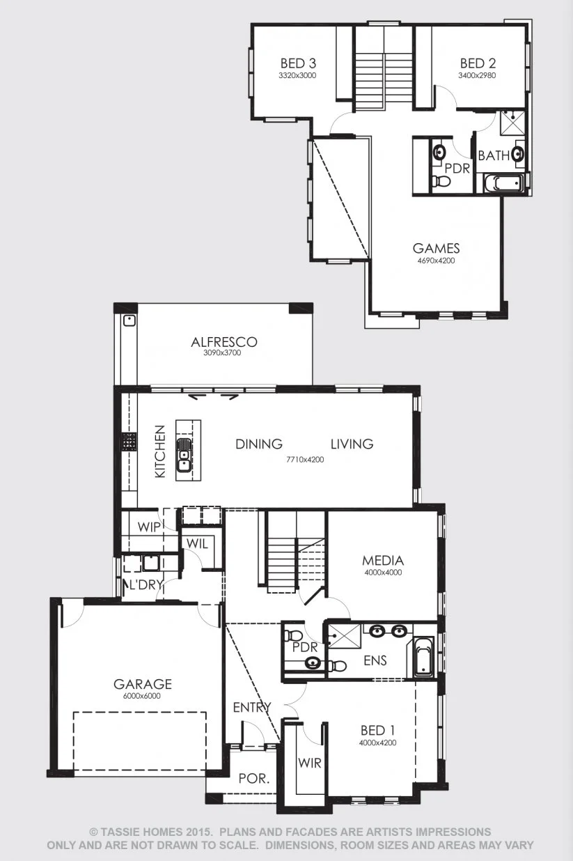 Modern Living Series Two 295 Floorplan